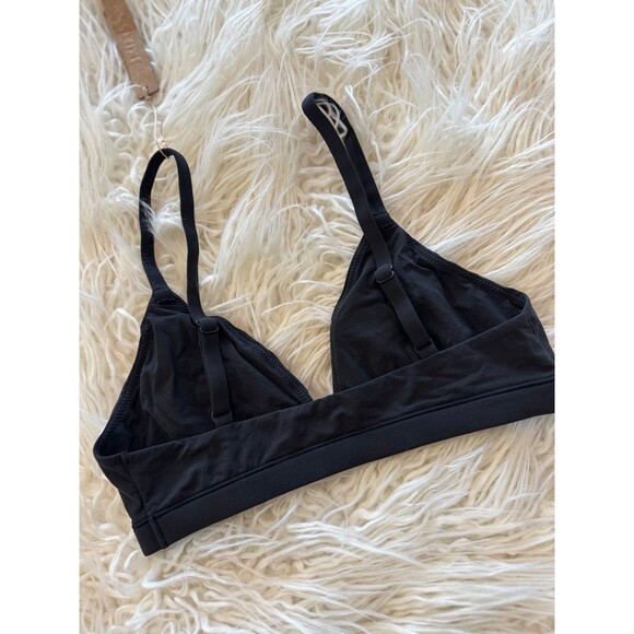 Skims Fits Everybody Triangle Bralette Onyx Size Small - Picture 6 of 8